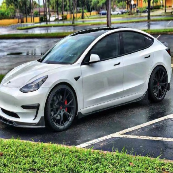 Side skirts Lower spoiler For 2018-2021 Tesla Mode l3
